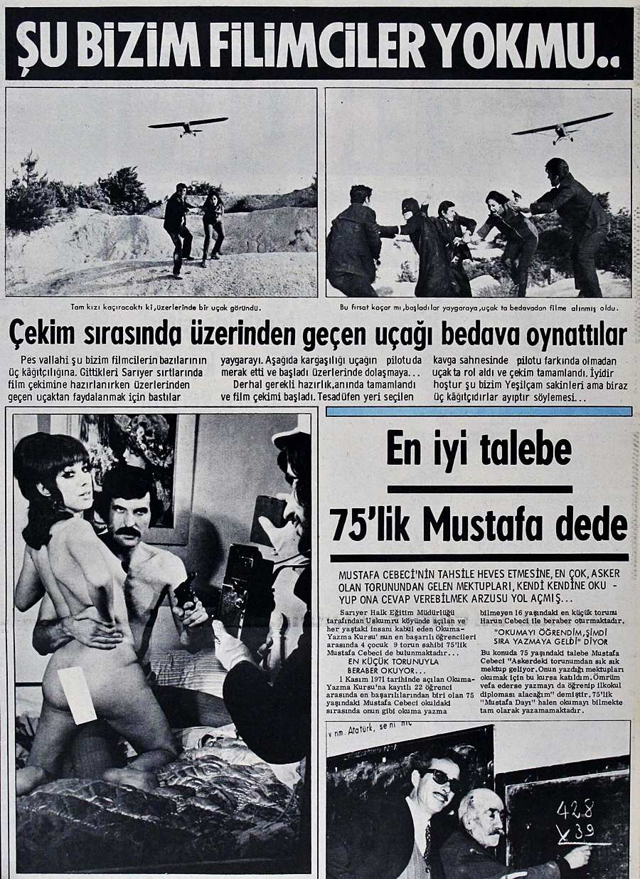 ŞU BİZİM FİLMCİLERİMİZ YOK MU: UÇAĞI BEDAVA OYNATIR… | SEVİŞİRKEN  RESİMLERİNİ ÇEKMEK İSTEYEN FOTOĞRAFÇIYI ÖLDÜRDÜ… | Ucuz Tarih